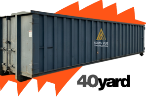 SouthVue 40 yard roll-off dumpster