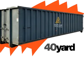 SouthVue 40 yard roll-off dumpster